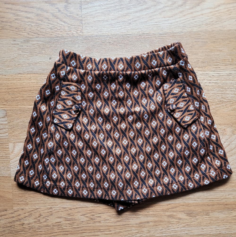 Zara Girl Floral Skort